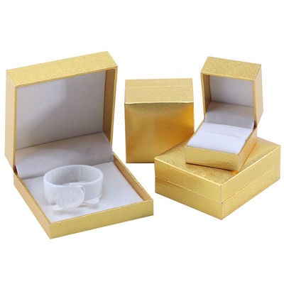 Wholesale manufacturing Luxury Jewellery Box Personalized Custom high end Necklace Bracelet Earrings Ring jewelry set Packaging cardboard paper yellow flip Jewelry Box with logo