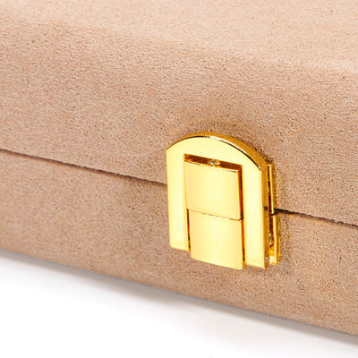 Black Hanhong Custom Rounded Corner Microfiber Leather Ring Jewelry Packaging Box Luxury Set Pearl Necklace Jewelry Storage Box