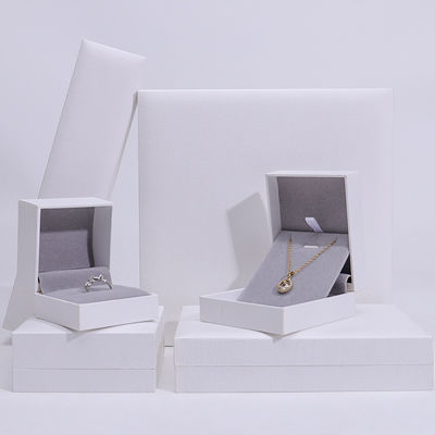 Rectangle Shape Handmade Cardboard Jewelry Box For Necklace Bracelet Ring Set