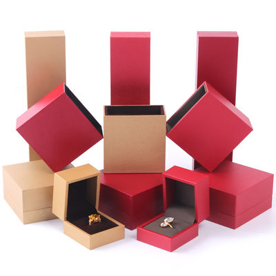 Custom Logo Paper Jewelry Packaging Box for Bracelet Necklace Storage 5.5*4.5*3.5