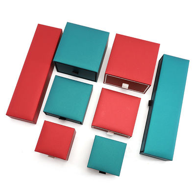 Custom Logo Handmade Paper Jewelry Box Jewellry Pull Out Packaging Box