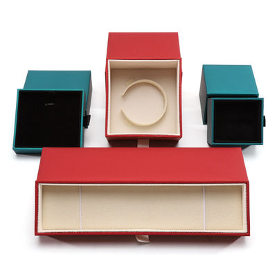 Custom Logo Handmade Paper Jewelry Box Jewellry Pull Out Packaging Box