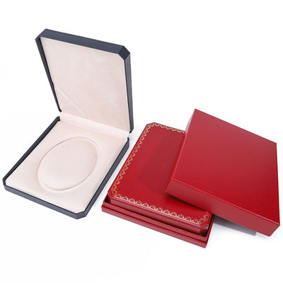 Custom Logo Square Paper Jewelry Box Packaging Luxury Style For Necklace