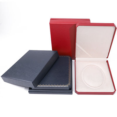 Custom Logo Square Paper Jewelry Box Packaging Luxury Style For Necklace