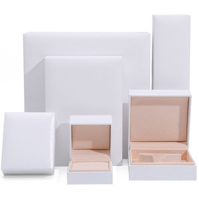 Custom 9x9x4cm Jewelry White Paper Box for Bracelet Earrings Necklace Ring Packaging