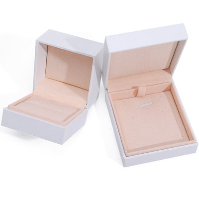 Custom 9x9x4cm Jewelry White Paper Box for Bracelet Earrings Necklace Ring Packaging