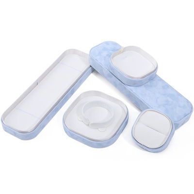 Plastic Velvet Hanhong Custom Logo Portable Square Jewelry Box for Necklace Bracelet Ring