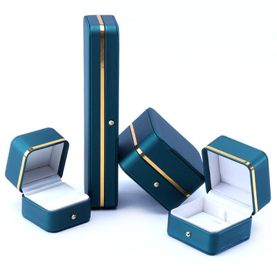 10*10*5.5cm Handmade Luxury Leather Jewelry Box for End Accessories Made in Hanhong