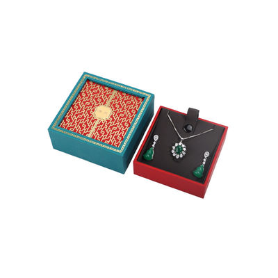 Buy Custom Logo Green Wooden Jewelry Box Necklace and Bracelet Box Packaging online manufacture