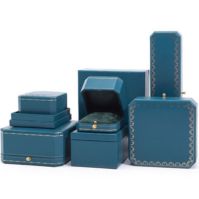 Buy Customized Color Paper Velvet Jewelry Packaging Box For Bracelet Earrings Necklace Ring online manufacture