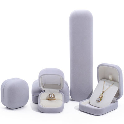 Customized Rectangle Jewelry Packaging Box for Pendant Necklace Ring Earrings