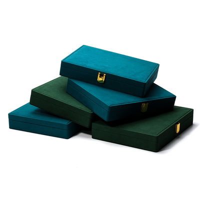Portable PU Leather Travel Jewelry Box for Blue Earrings Stud Earring Case Organizer
