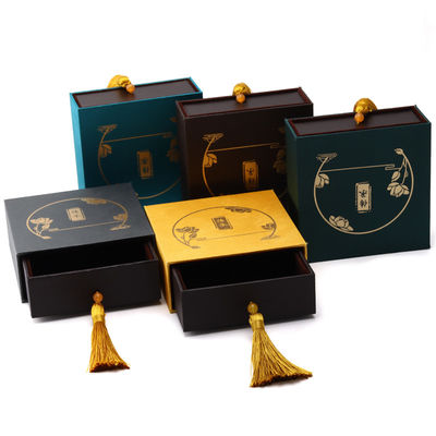 Buy Chinese Style Exquisite Luxury Jewelry Packaging Box With Tassel Decor online manufacture
