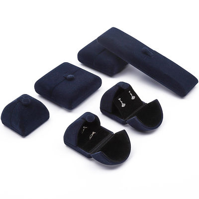 Buy China manufacturing Wholesale high quality Jewellery packaging Box Custom luxury Big Jewelry Set box Necklace Bracelet Earrings Ring packaging handmade blue velvet double door Jewelry Box with logo online manufacture