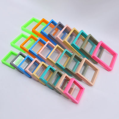 Multiple Colors Suspension Jewelry Display Box With Transparent PE Film