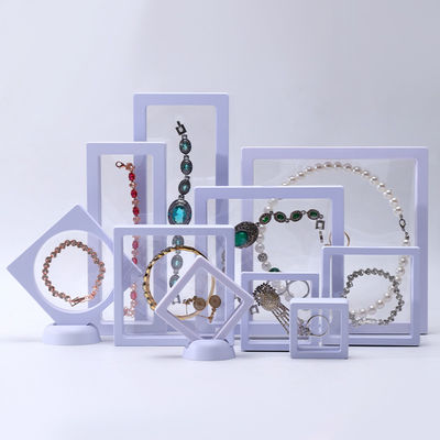 Multiple Sizes Square Plastic PE Film Jewelry Protector Ornament Storage Case