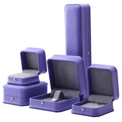 Buy Eye Catching Purple Soft Velvet Jewelry Storage Box Package for Ring Pendant online manufacture