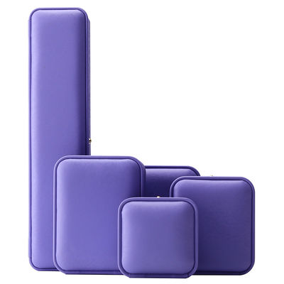 Eye Catching Purple Soft Velvet Jewelry Storage Box Package for Ring Pendant