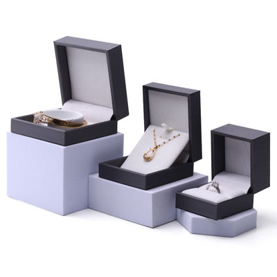 Buy Soft Touch Brush Finishing PU Leather Jewelry Packaging Box Set Luxury Organizer online manufacture