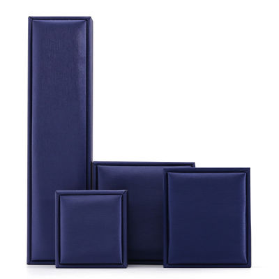 Brush Finishing Soft Faux Leather Jewelry Storage Box Package for Rings Pendant