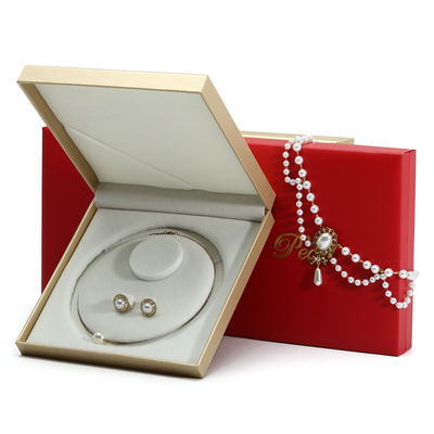 Tasteful Multi-Function PU Leather Jewelry Packaging Organizer for Pearl Pendant