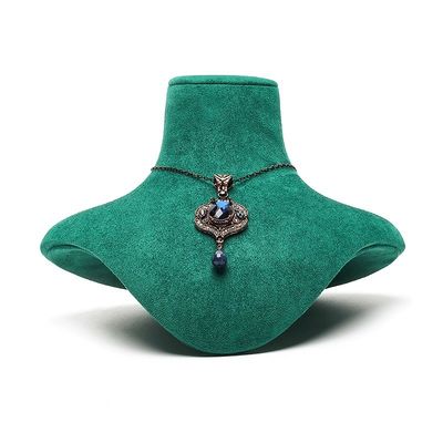 Portable Detachable Soft Velvet Jewelry Organizer Mannequin Luxury Display Bust
