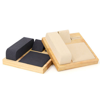Multipurpose Wooden Luxury Jewelry Display Tray for Watch Pendant Ear Studs