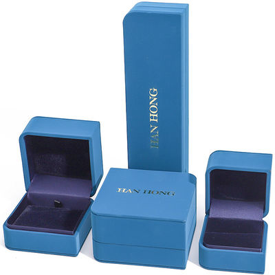 Buy Arc Diamond Shaped PU Leather Jewelry Storage Box Set For Ring Pendant Packaging online manufacture