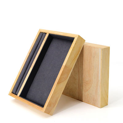 Solid Wooden Multi-Function Jewelry Display Holder Tray for Ring Pendant Ear Stud