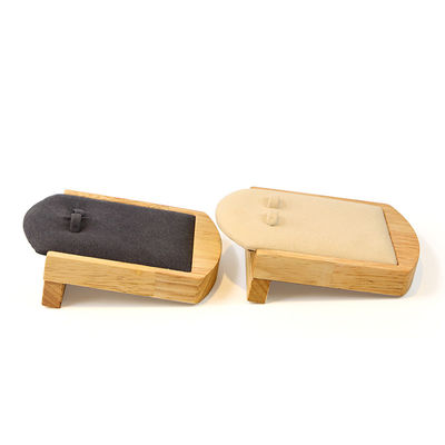 OEM Discreet Wooden Earrings Display Holder Jewelry Pendant Exhibition Props