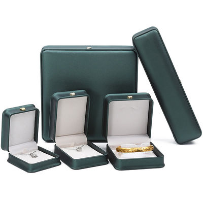 Buy Crown Ornament Round-Corner PU Leather Jewelry Storage Box Set for Pendant Rings online manufacture