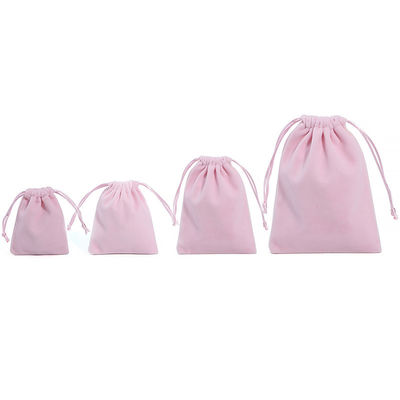 Anti Scratch Drawstring Velvet Jewelry Bag Pouch For Jewelry Luxury Gift Packaging