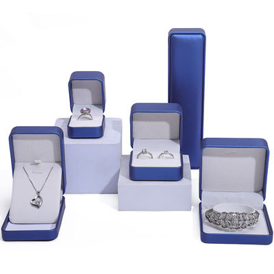 Buy Custom Shape Glossy PU Leather Jewellry Case , Jewelry Box Sets For Packaging online manufacture