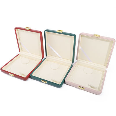Buy Spacious Space Multifunctional PU Leather Jewelry Organizer Box Buckle Closure online manufacture