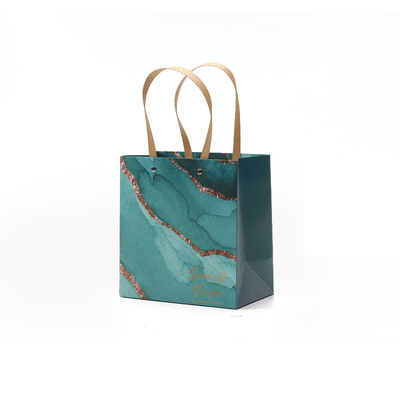 Upscale Luxurious Firm Cardboard Paper Tote Bag Luxury Packaging With Handles