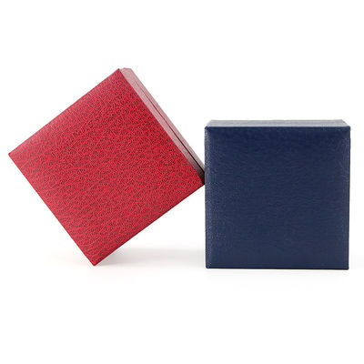 Fine Pebble Grain Hard Paper Watch Packaging Box Compact Cardboard Storage Case