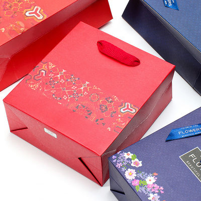 Spacious Space Hard Cardboard Paper Tote Bag for Jewelry Box Gift Packaging