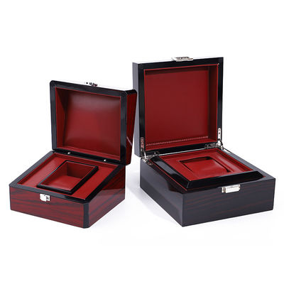 Exquisite Glossy Wooden Luxury Watch Storage Case Watch Holder Box Customizable