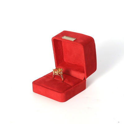 Wholesale manufacturing Luxury Jewellery Box Personalized Custom high end Necklace Bracelet Earrings Ring jewelry set Packaging Velvet red Jewelry Box with logo