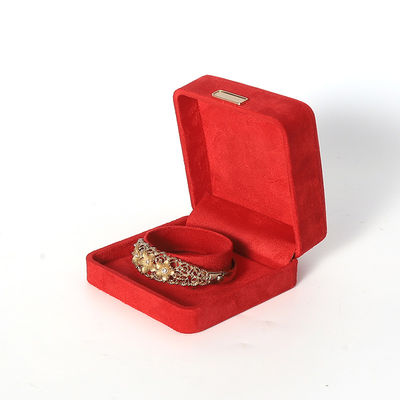 Wholesale manufacturing Luxury Jewellery Box Personalized Custom high end Necklace Bracelet Earrings Ring jewelry set Packaging Velvet red Jewelry Box with logo