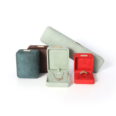 Wholesale manufacturing Luxury Jewellery Box Personalized Custom high end Necklace Bracelet Earrings Ring jewelry set Packaging handmade Velvet Jewelry Box with logo