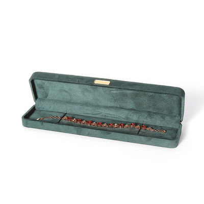 Wholesale manufacturing Luxury Jewellery Box Personalized Custom high end Necklace Bracelet Earrings Ring jewelry set Packaging Velvet dark green Jewelry Box with logo