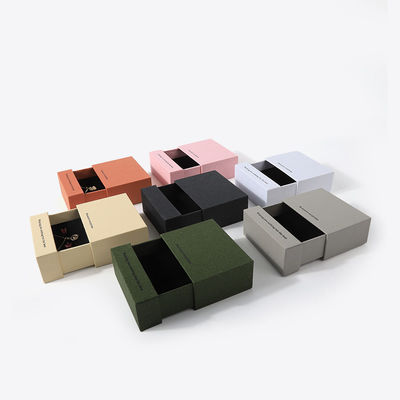 Buy China manufacturing wholesale high quality Necklace Earring Bracelet ring box Jewellery packaging Personalized Custom Eco Friendly Cardboard Paper Drawer Jewelry Box with logo online manufacture