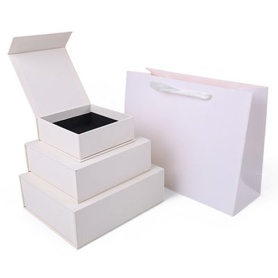 Wholesale manufacturing high quality Magnetic Gift Box Packaging Custom logo luxury Eco Friendly Cardboard Paper White Magnetic Jewelry Box