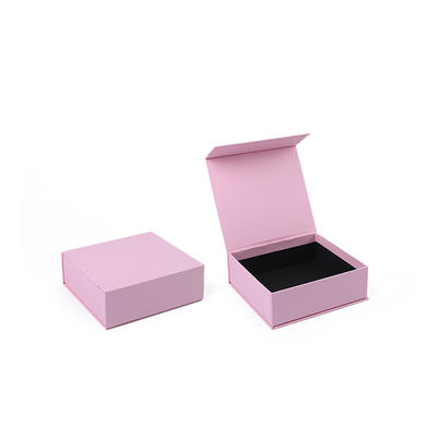 Wholesale manufacturing high quality Magnetic Gift Box Packaging Custom logo luxury Eco Friendly Cardboard Paper pink Magnetic Jewelry Box