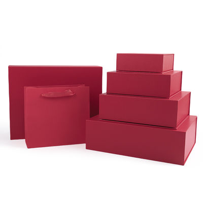 Wholesale manufacturing high quality Magnetic Gift Box Packaging Custom logo luxury Eco Friendly Cardboard Paper red Magnetic Jewelry Box