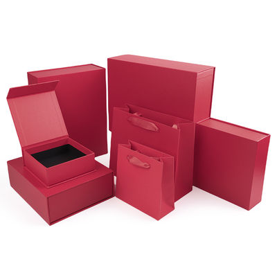 Wholesale manufacturing high quality Magnetic Gift Box Packaging Custom logo luxury Eco Friendly Cardboard Paper red Magnetic Jewelry Box