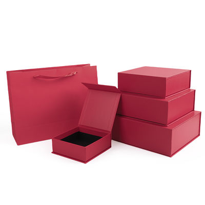 Wholesale manufacturing high quality Magnetic Gift Box Packaging Custom logo luxury Eco Friendly Cardboard Paper red Magnetic Jewelry Box