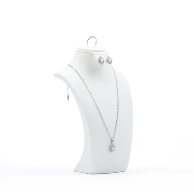 High End Jewellery Mannequin Custom White Jewelry Stand Display Jewelry Mannequin