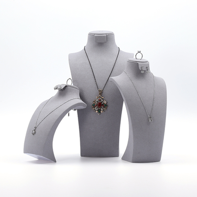 High End Jewellery Mannequin Custom gray Jewelry Stand Display Jewelry Mannequin